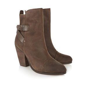 RAG & BONE :: KINSEY BOOT :: BROWN SUEDE :: SZ 38